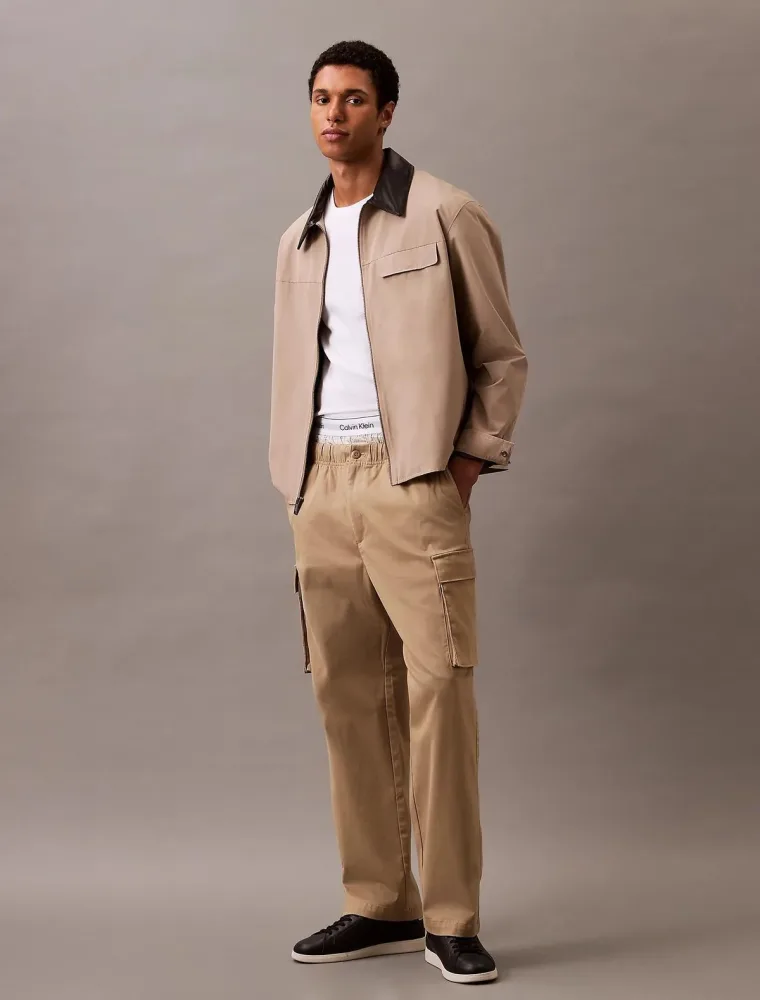Calvin Klein Pantaloni Uomo Pull On Straight