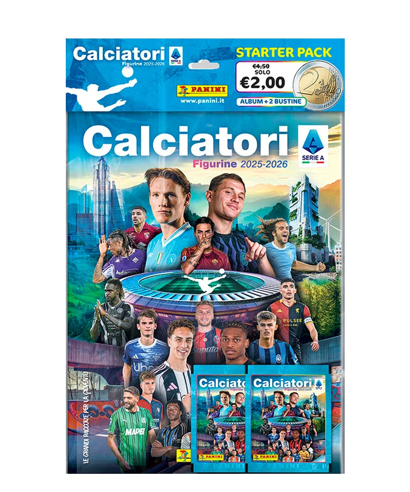 PANINI Stickers Calciatori 2025-2026 Starter Pack