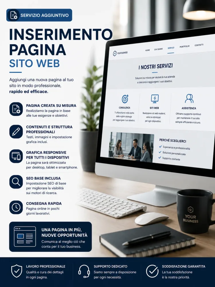 Inserimento Pagina Sito Web