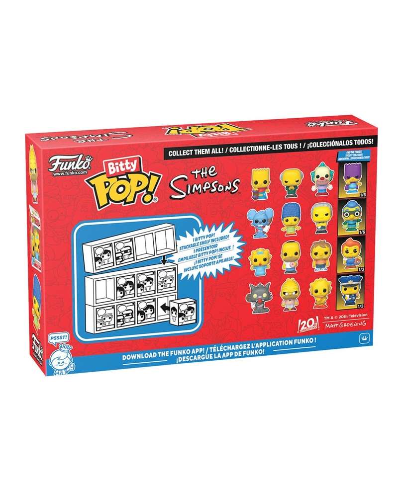 Itchy / Marge Simpson / Moe Szyslak / Scegli il tuo Bitty (4-Pack) - immagine 2