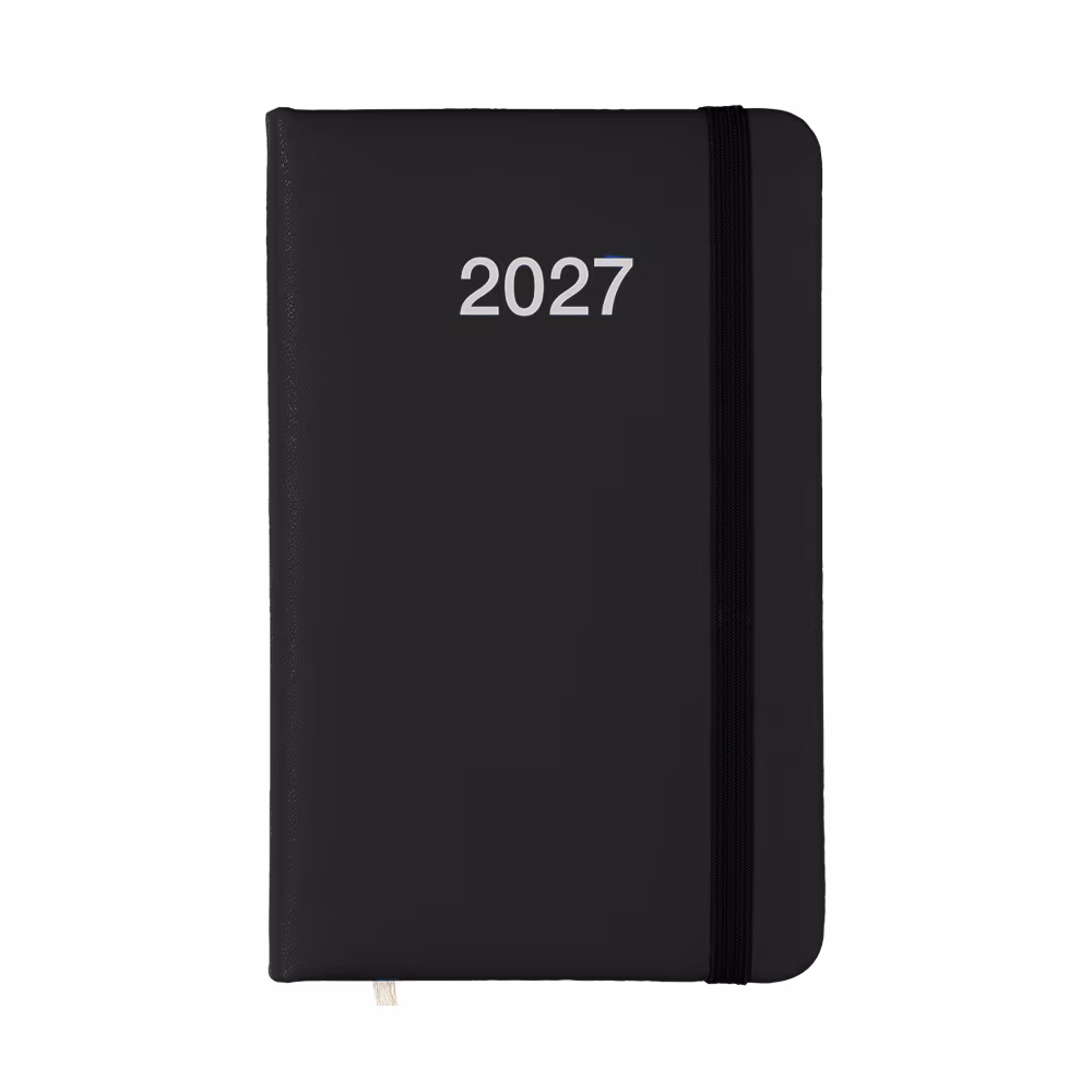 Agenda Tascabile Settimanale 2027 con Copertina Rigida in PU, da 100 pezzi stampa 1 colore compresa - immagine 3