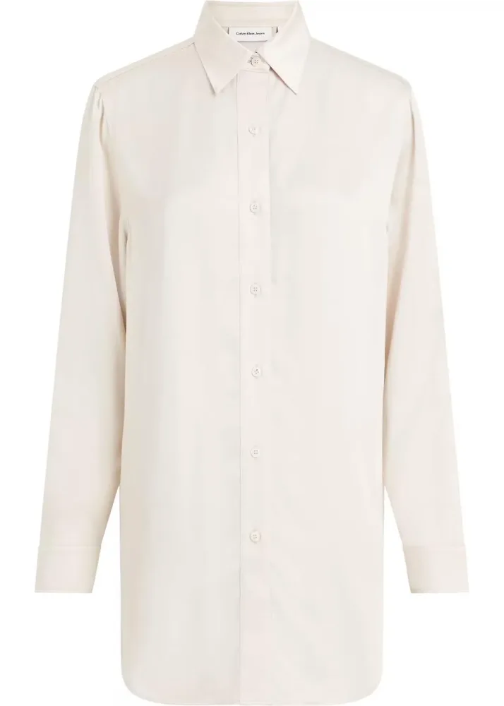 Calvin Klein Camicia Donna Satin Long