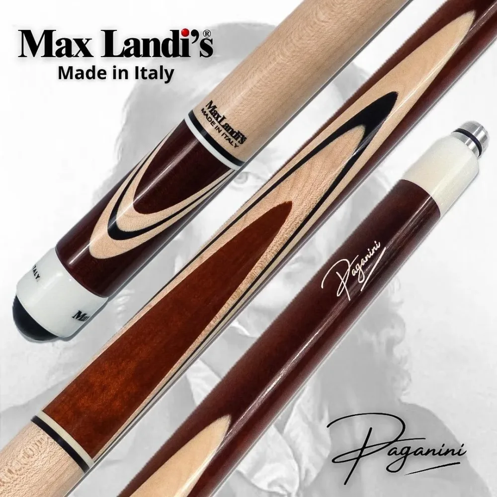 Stecca da biliardo 5/9 birilli Max Landi's - Paganini Fiamme chiare