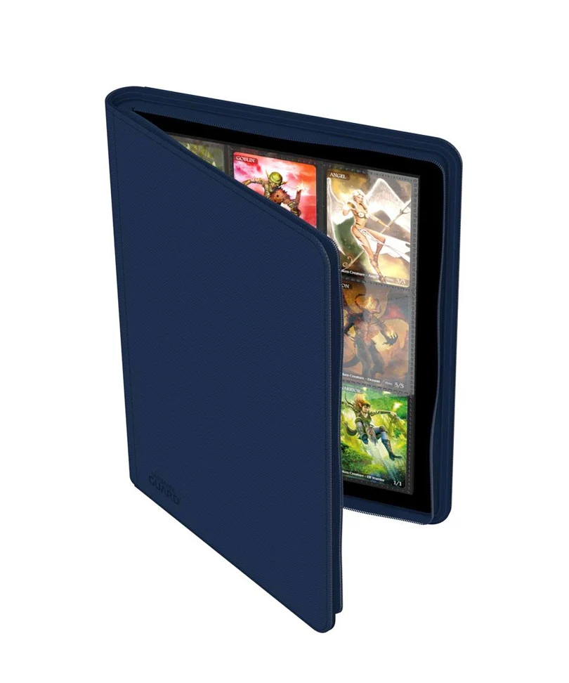Album per carte Ultimate Guard Zipfolio 360 - 18-Pocket XenoSkin Blue