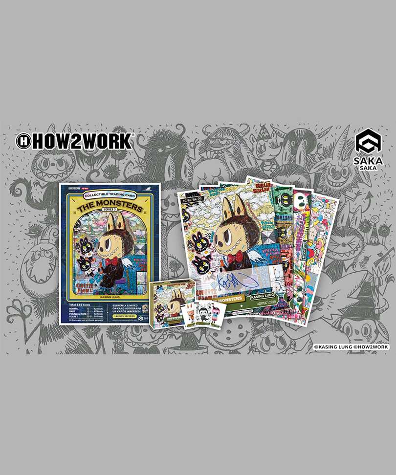 Labubu Chrome Trading Cards – Booster Pack – The Monsters Series 3 - How2Work (Edizione Limitata) - immagine 3
