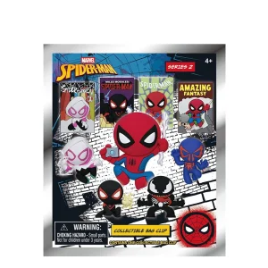 Spider-Man Classic – Series 2 – 3D Foam Bag Clip (Blind Box) Spider-Man Classic – Series 2 – 3D Foam Bag Clip (Blind Box)