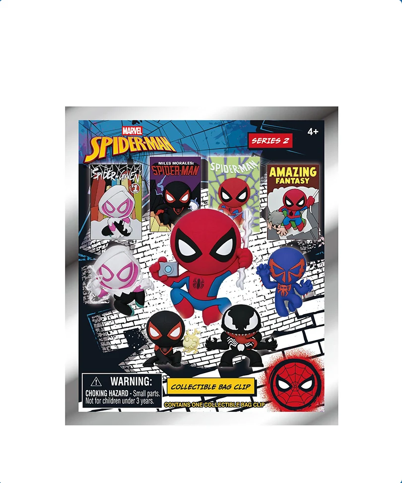 Spider-Man Classic – Series 2 – 3D Foam Bag Clip (Blind Box) Spider-Man Classic – Series 2 – 3D Foam Bag Clip (Blind Box)