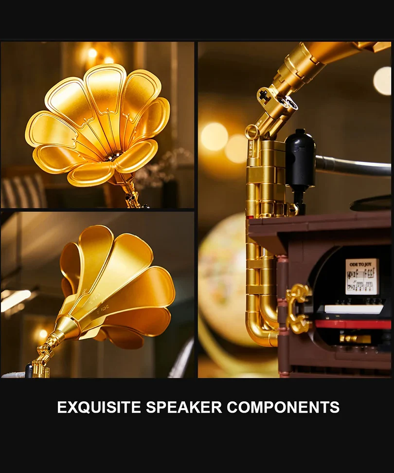 Pantasy Retro Series – Retro Phonograph - Set di Costruzione - immagine 3