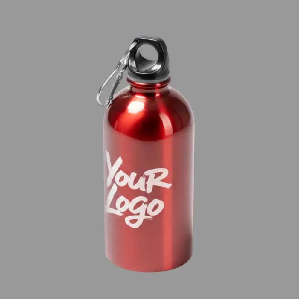 Borraccia acciaio inox 304 riciclato 500ml – finitura lucida | da 30 pz | stampa 1 colore compresa
