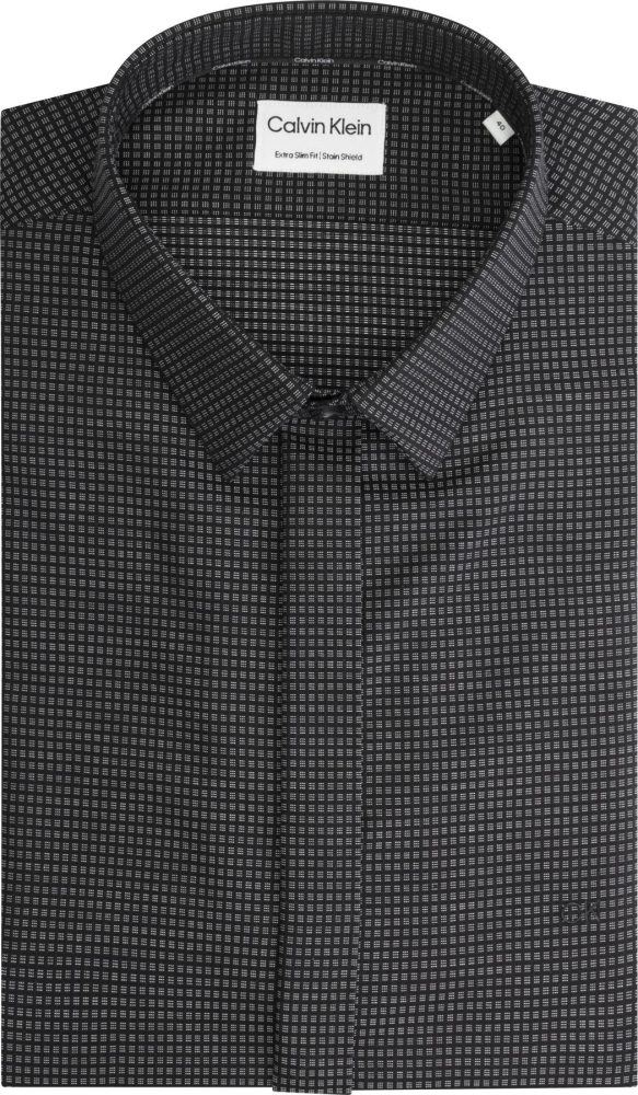 Calvin Klein Camicia Uomo Stain Shield Dobby