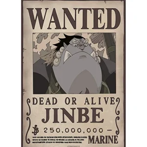 One Piece – Poster: “WANTED JINBE” (52X38) One Piece – Poster: “WANTED JINBE” (52X38)