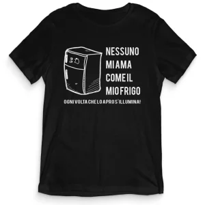 TeesBlitz tee155 – T-Shirt Divertente – Nessuno mi ama come il mio Frigo TeesBlitz tee155 – T-Shirt Divertente – Nessuno mi ama come il mio Frigo