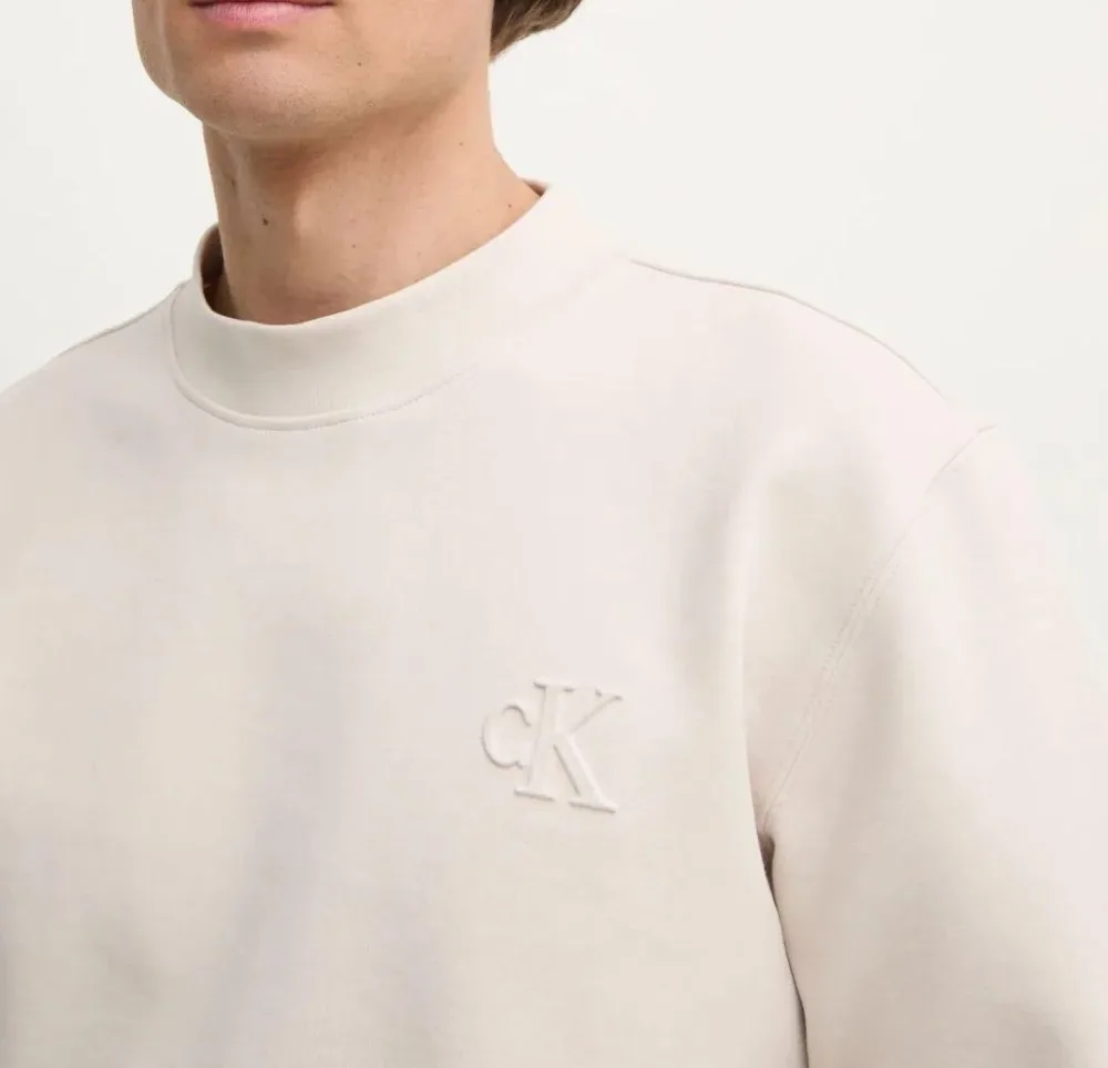 Calvin Klein Maglia Uomo Interlock Crew Neck - immagine 3