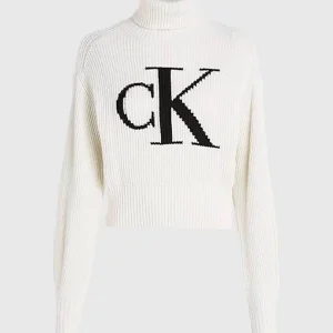 Calvin Klein Maglia Donna Blown Up Ck Loose Sw Calvin Klein Maglia Donna Blown Up Ck Loose Sw