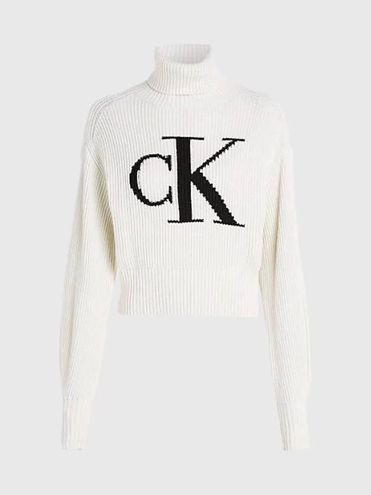 Calvin Klein Maglia Donna Blown Up Ck Loose Sw