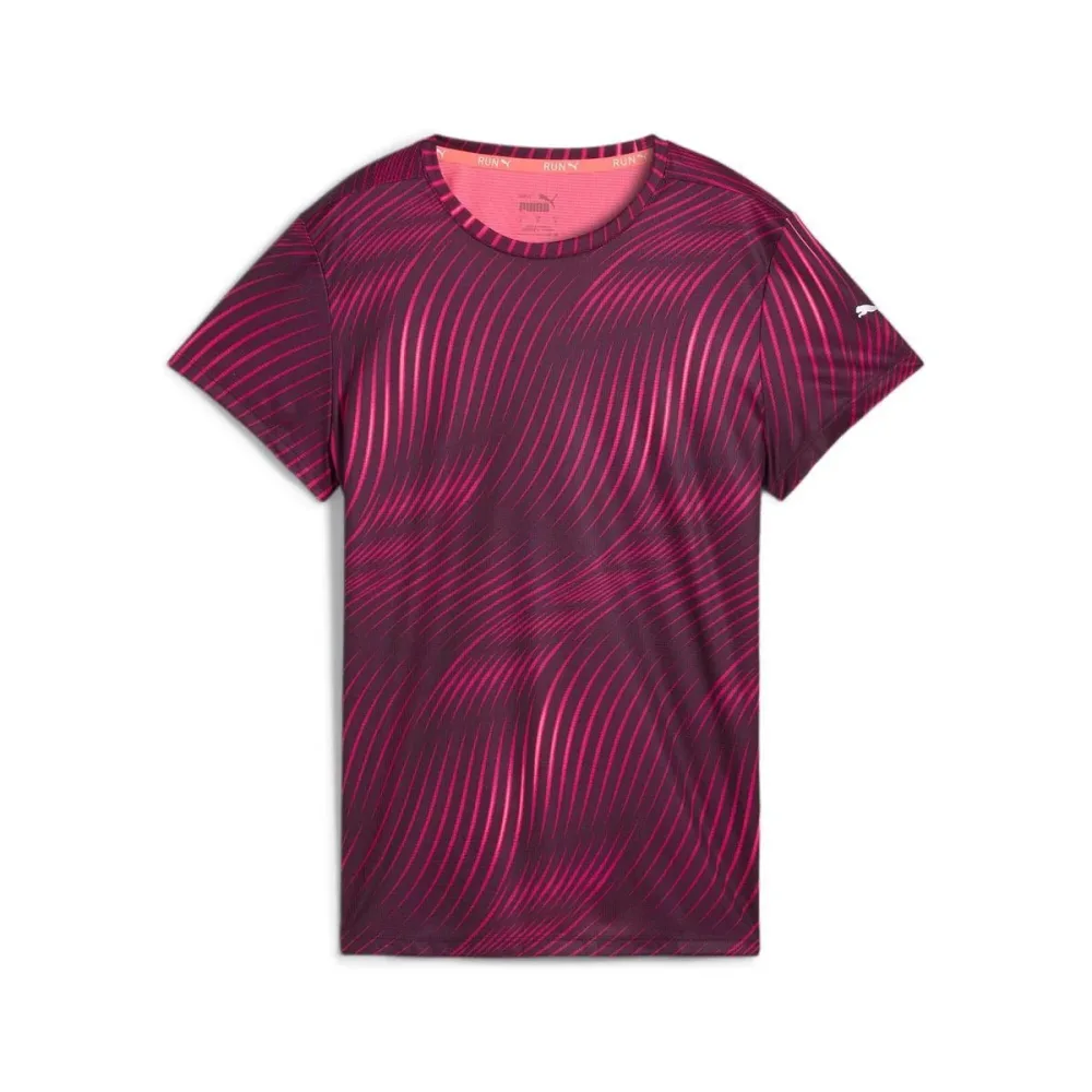 Puma T Shirt Donna Run Favorite Aop