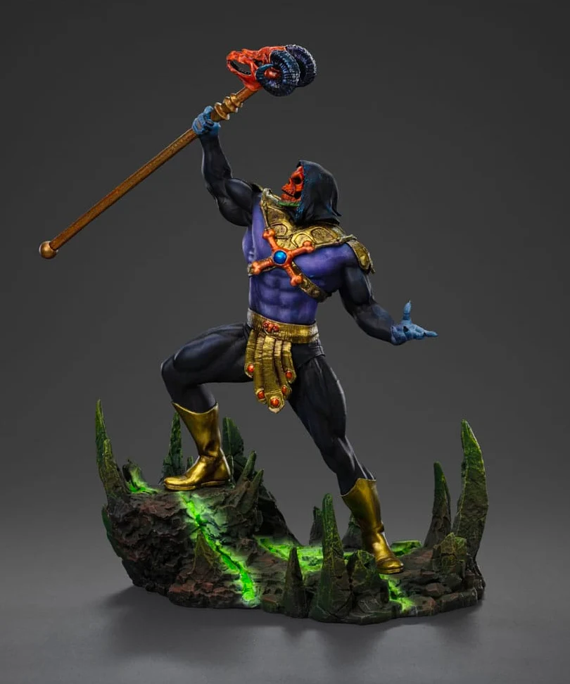 Masters of the Universe Art Scale Statue 1/10 Skeletor Disco Ver. 28 cm - immagine 2
