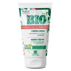 MIRACLE GARDEN BIO CREMA MANI con Estratto di Salvia, Nutriente