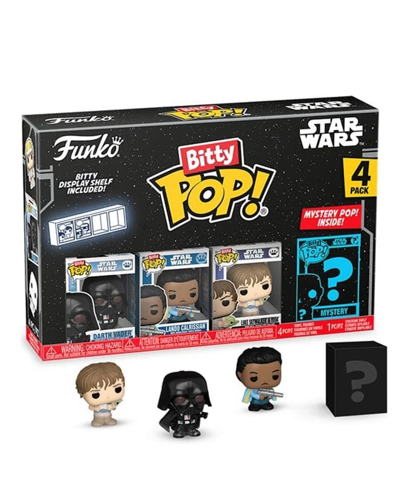 Darth Vader / Lando Calrissian / Luke Skywalker & Yoda / Mystery (4-Pack)