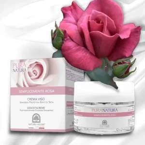 SIMPLY ROSE CREMA VISO – Idratante, Protettiva, Effetto Seta
