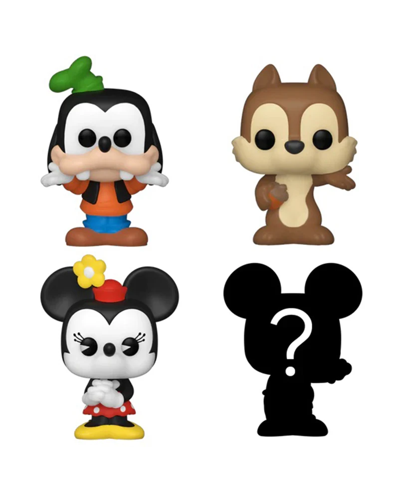 Goofy / Chip / Minnie Mouse / Mystery Bitty (4-Pack) - immagine 2
