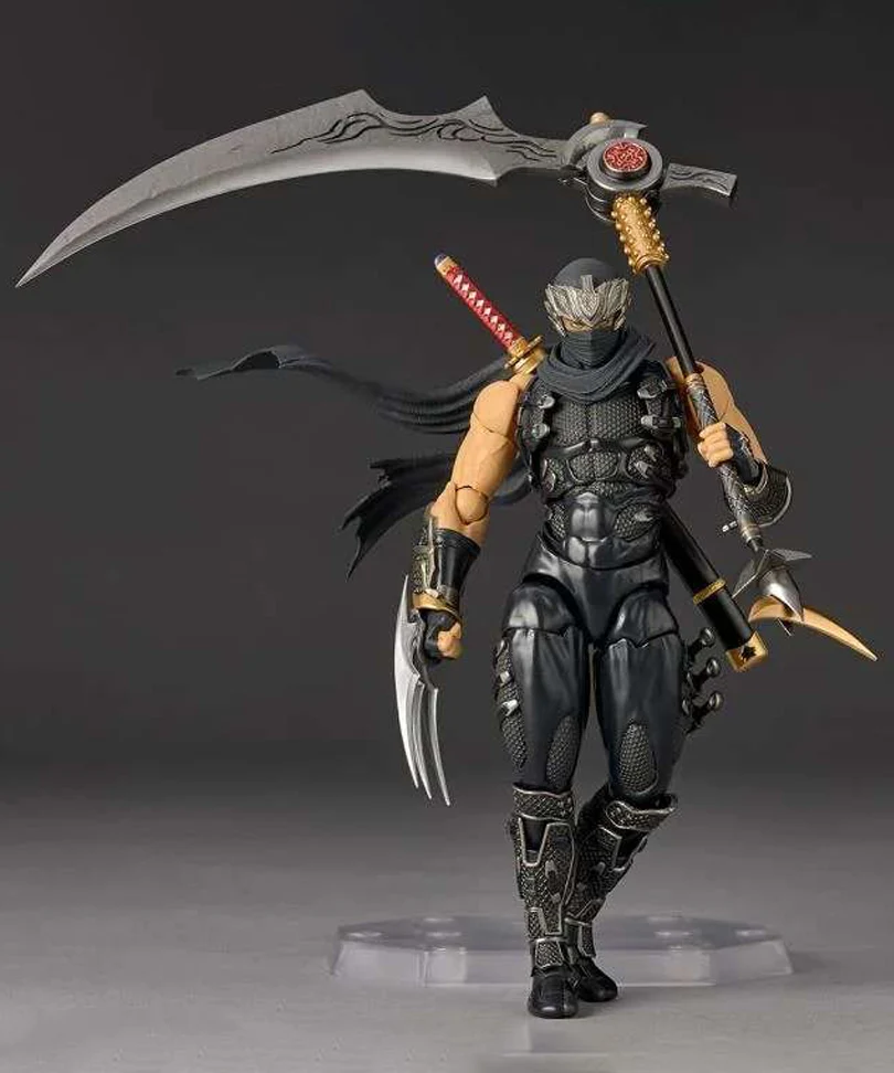 Revoltech A.y. Ninja Gaiden Ryu Hayabusa Ninja Ver. Action Figure - immagine 3