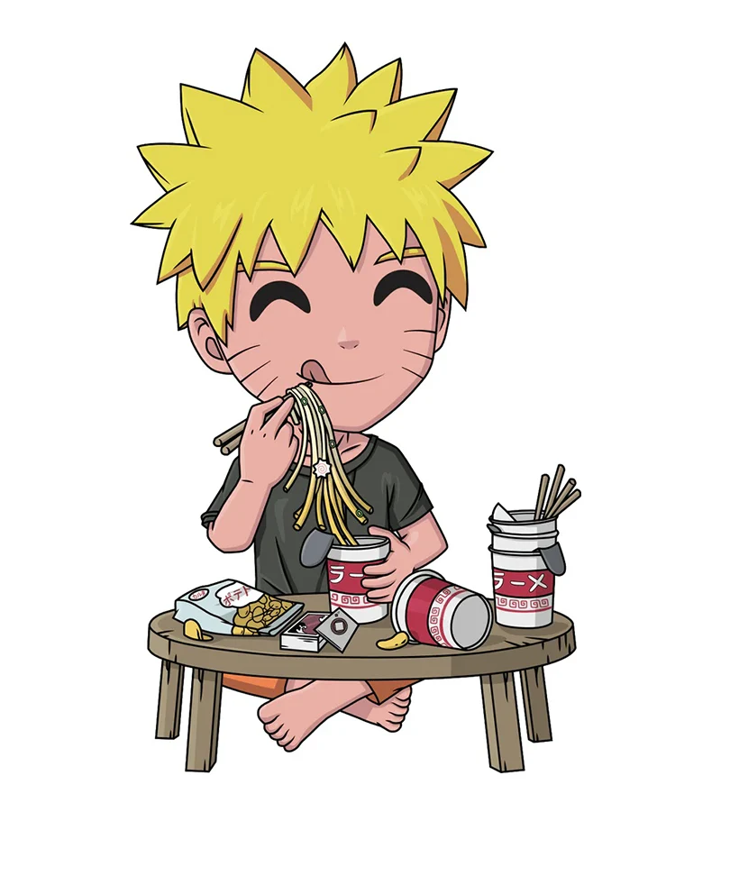 Naruto Eating Ramen - immagine 2