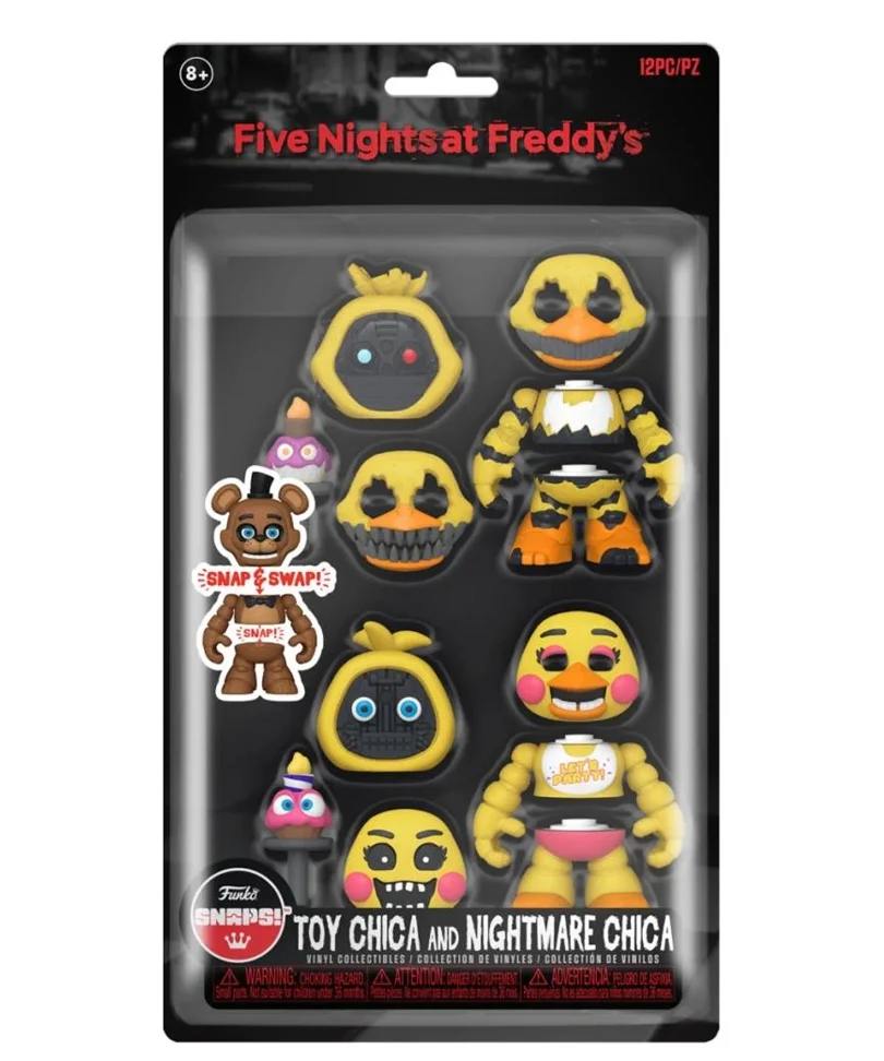 Funko SNAPS! Toy Chica & Nightmare Chica (2 Pack) - FNAF: Freddy Fazbear's - immagine 2