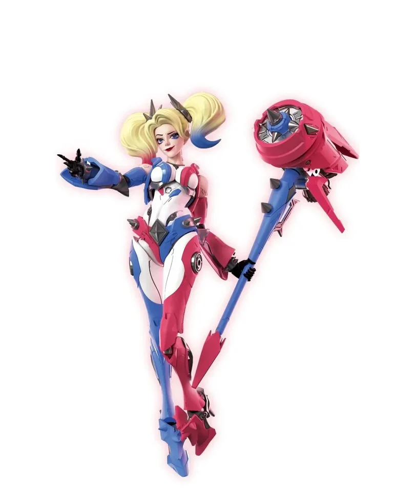Dc Comics Blokees Plastic Model Kit Champion Class 04 Harley Quinn - immagine 2