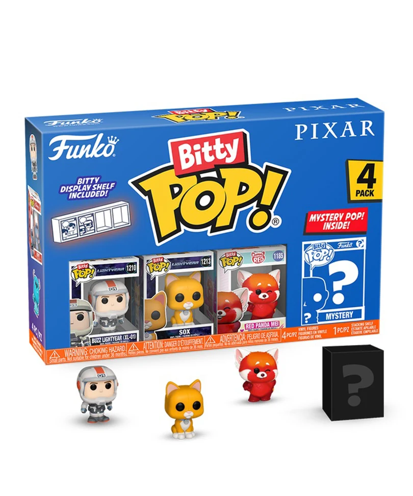 Buzz Lightyear (XL-01) / Sox / Red Panda Mei / Mystery Bitty (4-Pack)