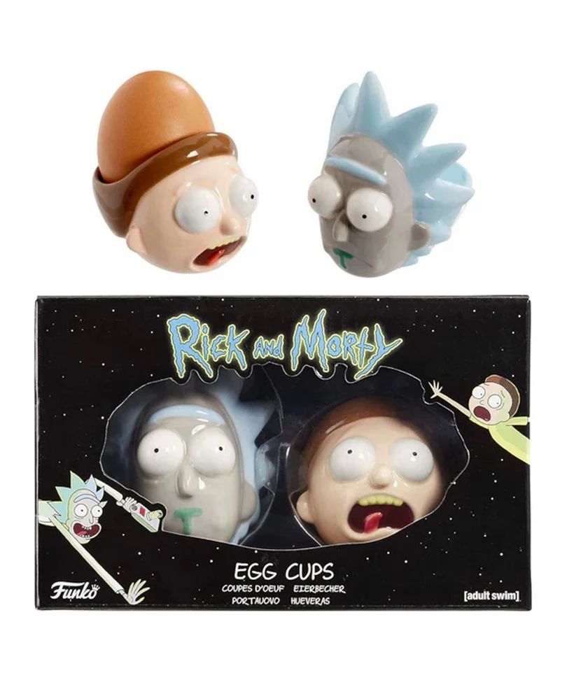Rick & Morty - Egg Cup Set