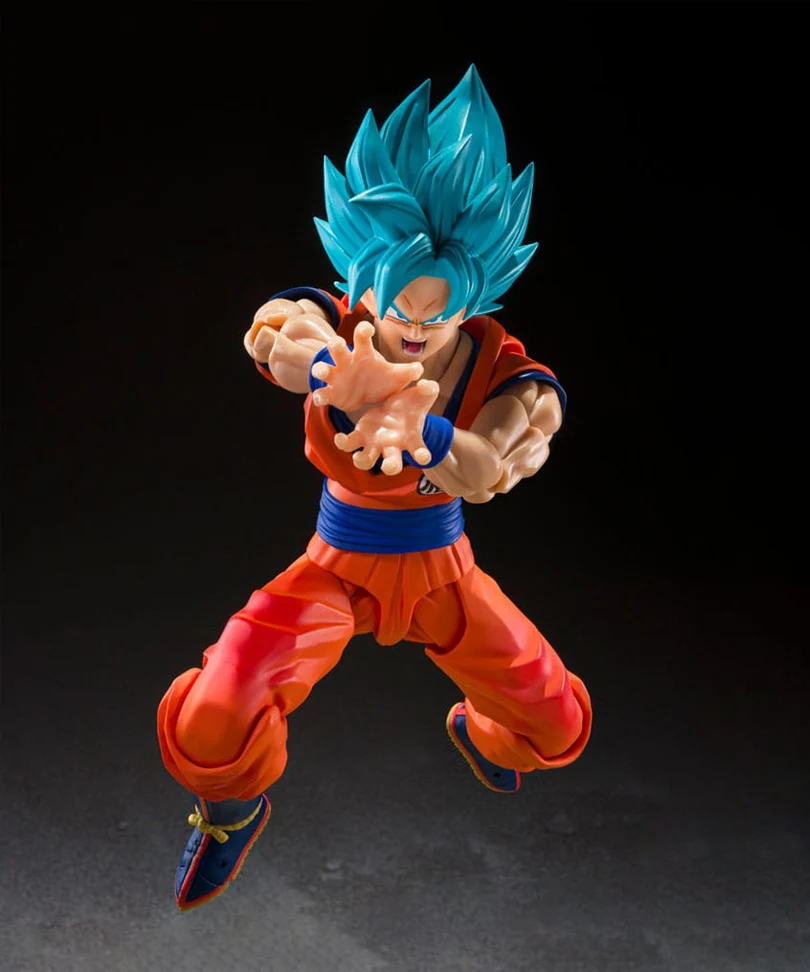 Dragon Ball Super – Super Saiyan God Super Son Goku (Blue Power Transcending Limits) - S.H. Figuarts Action Figure 15 cm - immagine 3