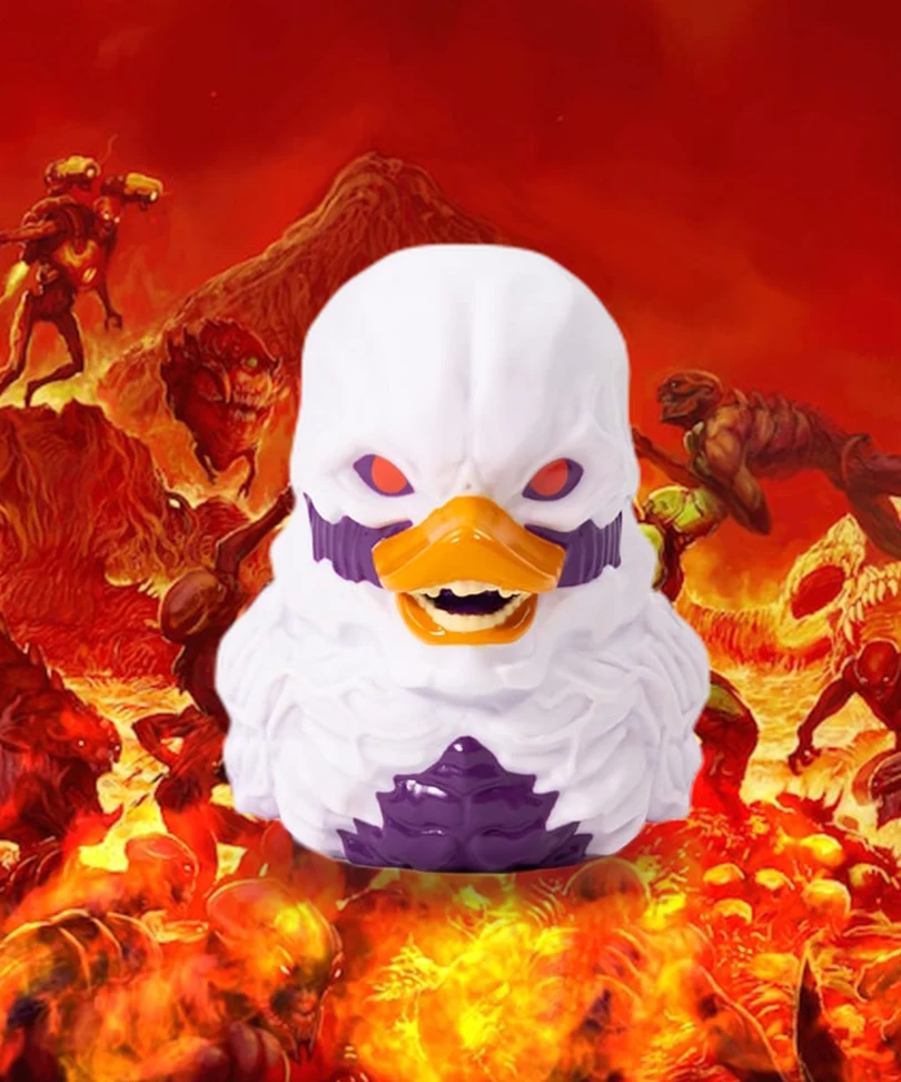 DOOM Hell Knight TUBBZ Cosplaying Duck Collectible - immagine 2