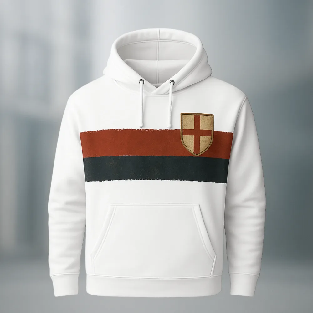 Felpa Genoa “Nel Cuore Sempre” | Edizione White Rossoblù