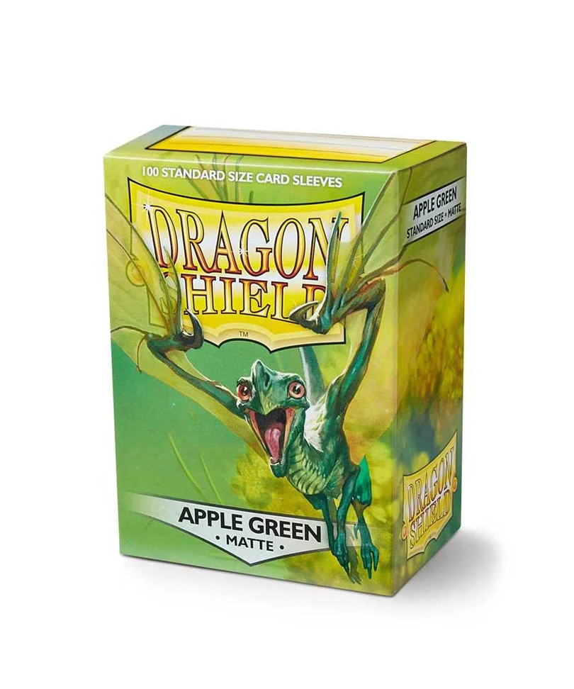 Dragon Shield - Standard Sleeves - Matte Apple Green (100 Sleeves)