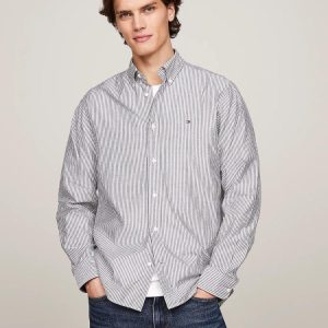 Tommy Hilfiger Camicia Uomo Solid Poplin Tommy Hilfiger Camicia Uomo Solid Poplin