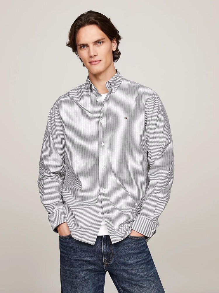 Tommy Hilfiger Camicia Uomo Solid Poplin
