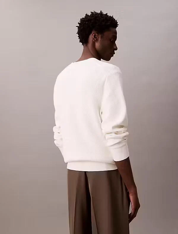 Calvin Klein Maglia Uomo Ls Txtr Cotton - immagine 2