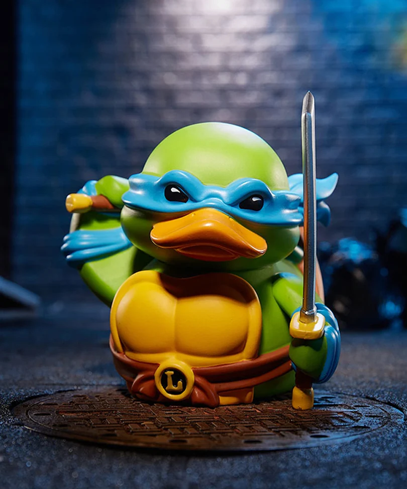 Teenage Mutant Ninja Turtles Leonardo TUBBZ Cosplaying Duck Collectable - immagine 3