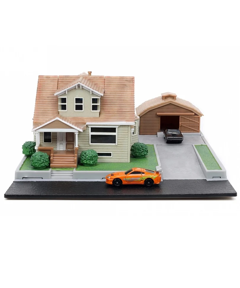 Fast & Furious - Nano Metalfigs Dom's House Display Diorama