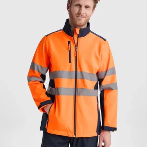 Giacca Softshell Alta Visibilità Bicolore 3 Strati – Idrorepellente | Roly WRK Giacca Softshell Alta Visibilità Bicolore 3 Strati – Idrorepellente | Roly WRK