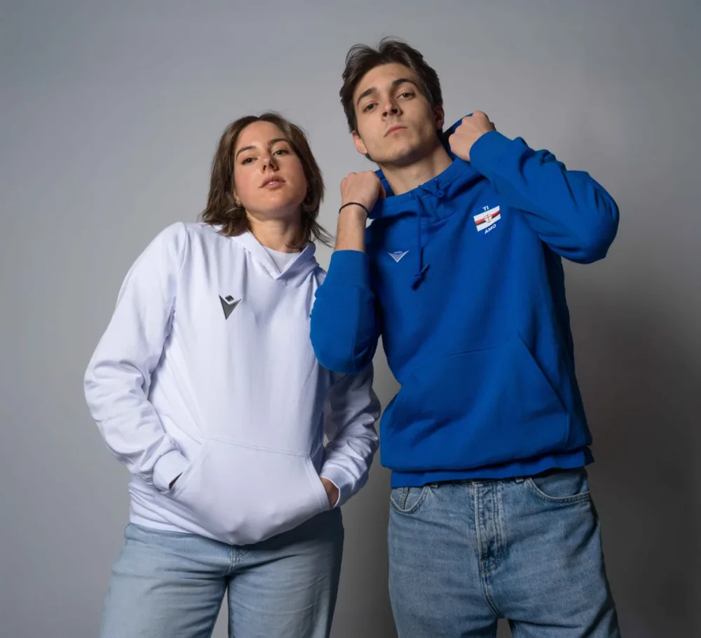 Felpa Cappuccio “Ti Amo” Royal