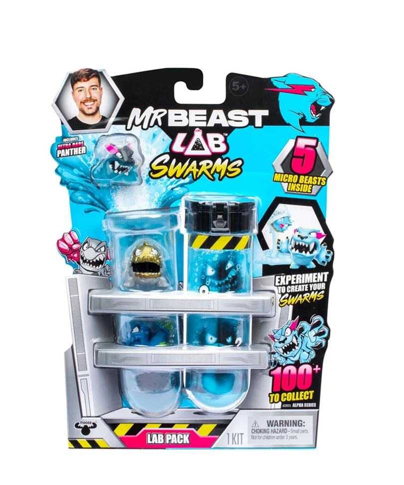 Mr. Beast Lab Swarms Figure 5-Pack 3 cm