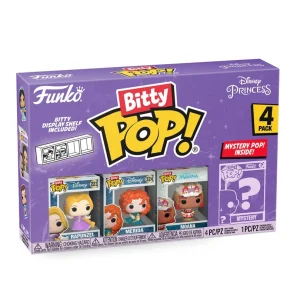 Rapunzel / Merida / Moana / Mystery Bitty (4-Pack)