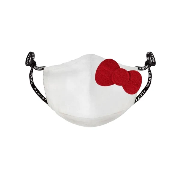 Mascherina Regolabile Brandizzata Hello Kitty (White)