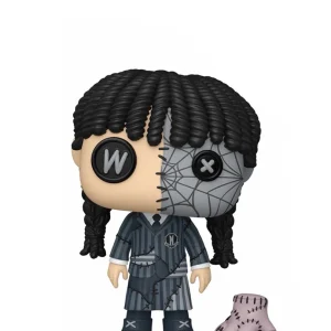 Patchwork Wednesday Addams with Thing