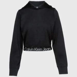 Calvin Klein Felpa Donna Tape Milano Hoodie Calvin Klein Felpa Donna Tape Milano Hoodie