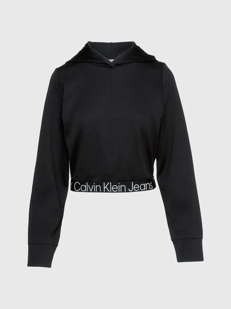 Calvin Klein Felpa Donna Tape Milano Hoodie