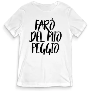 TeesBlitz T-Shirt divertente – Farò del mio peggio – tee21-007 TeesBlitz T-Shirt divertente – Farò del mio peggio – tee21-007
