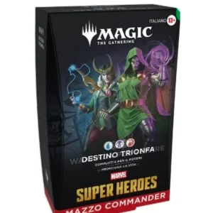 Magic: The Gathering – Marvel Super Heroes (Destino Trionfa) Mazzo Commander ITA Magic: The Gathering – Marvel Super Heroes (Destino Trionfa) Mazzo Commander ITA